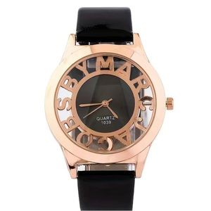 Inspired by Marc Jacobs black wristband watch NWT